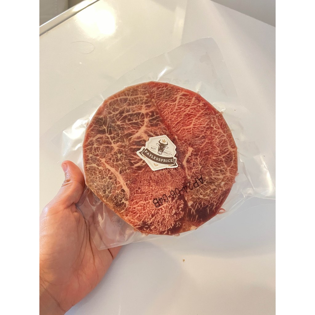 

Premium wagyu Ribeye/cuberoll Australia Meltique 200gram