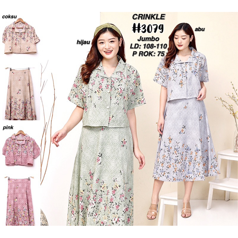 SET ROK / SET CRINKLE (3079 JUMBO)