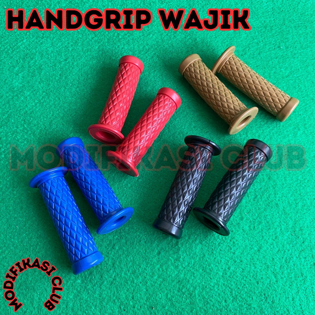 HANDFAT HANDGRIP WAJIK MOSCOW KARET GAS HANDLE VARIASI AKSESORIS MOTOR MODEL DIAMOND WAJIK LEMBUT IM