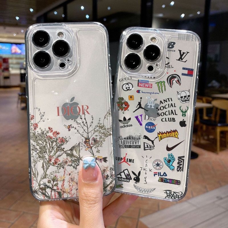 SOFT CASE CLEAR TRANSPARAN MOTIF OPPO A57 A77S A15S A15 A53 A33 A31 2020  OPPO A5S A7 A12 F9