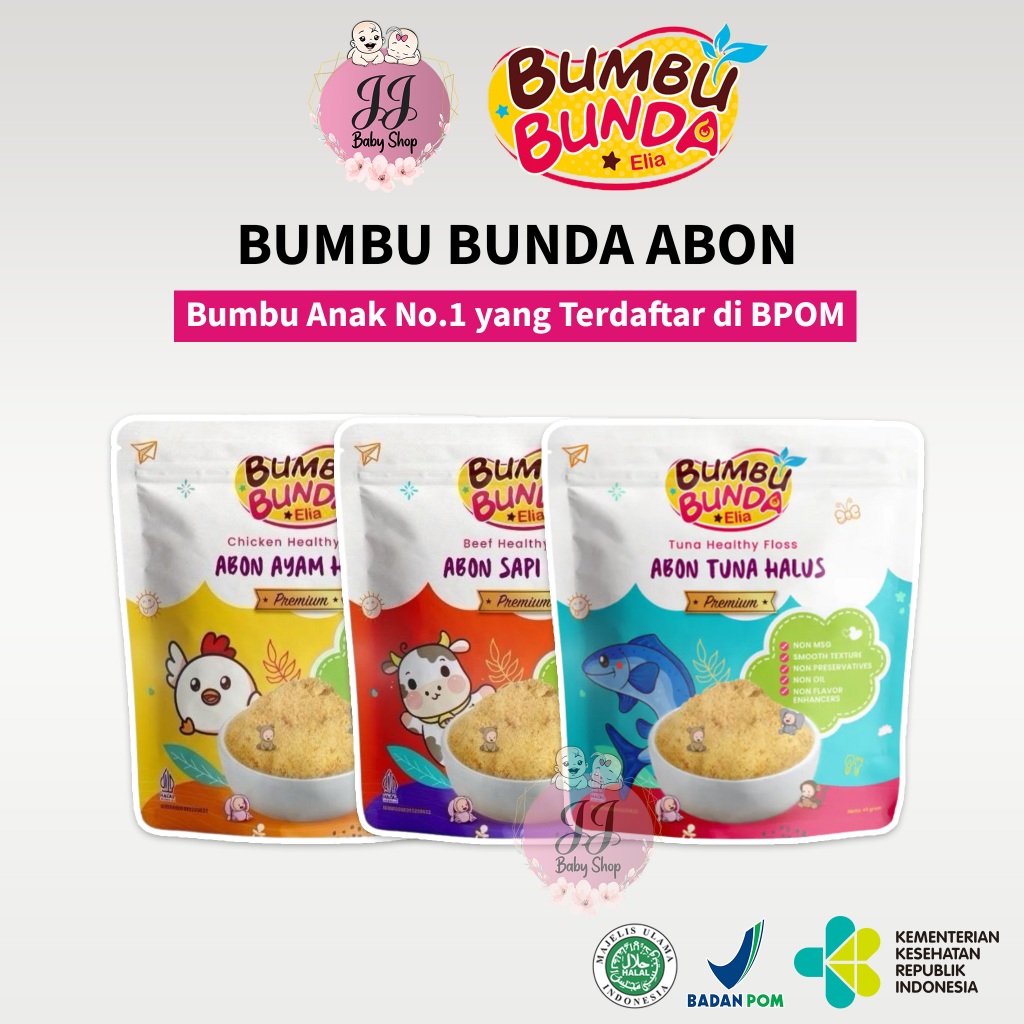 

Bumbu Bunda Elia Abon Halus-Abon MPASI