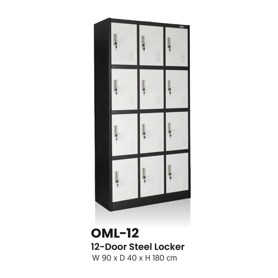 Locker Besi 12 Pintu OVISPRO OML 12