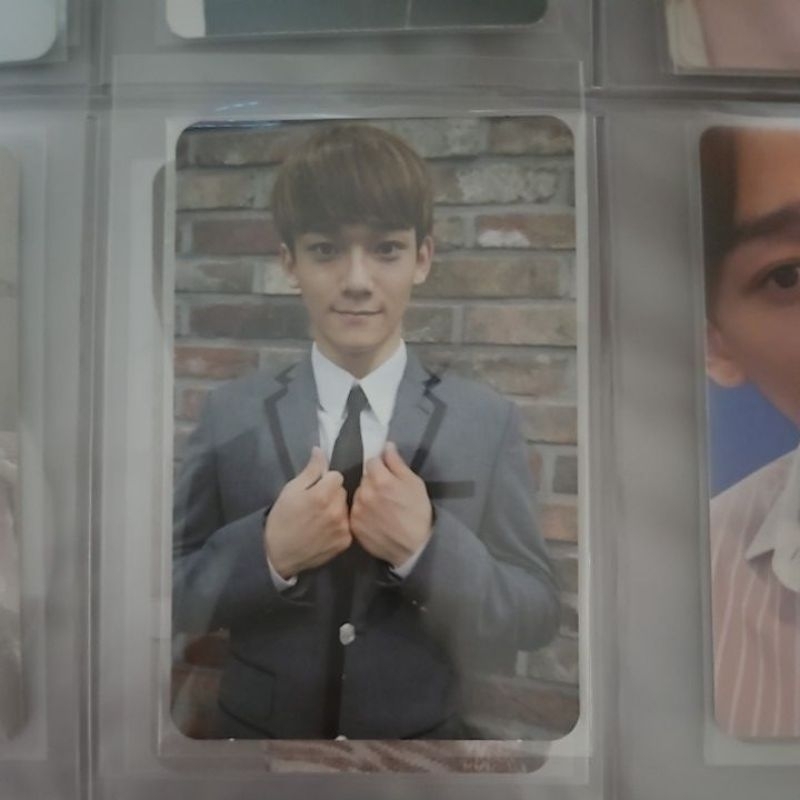 exo chen jongdae growl ver A korean korea version pc photocard official