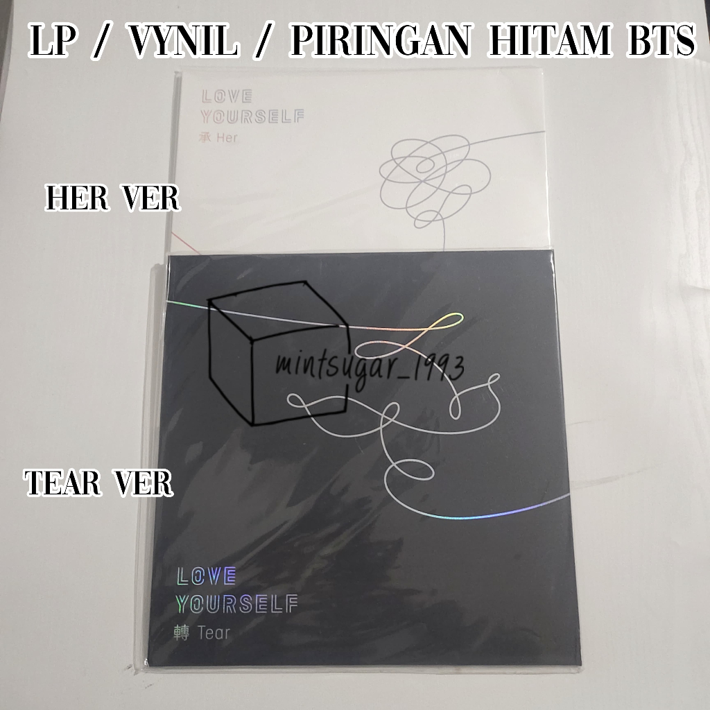 [ READY STOCK SEALED OFFICIAL NEW ] BTS ALBUM - LOVE YOURSELF Her & LOVE YOURSELF Tear ( LP / VYNIL 