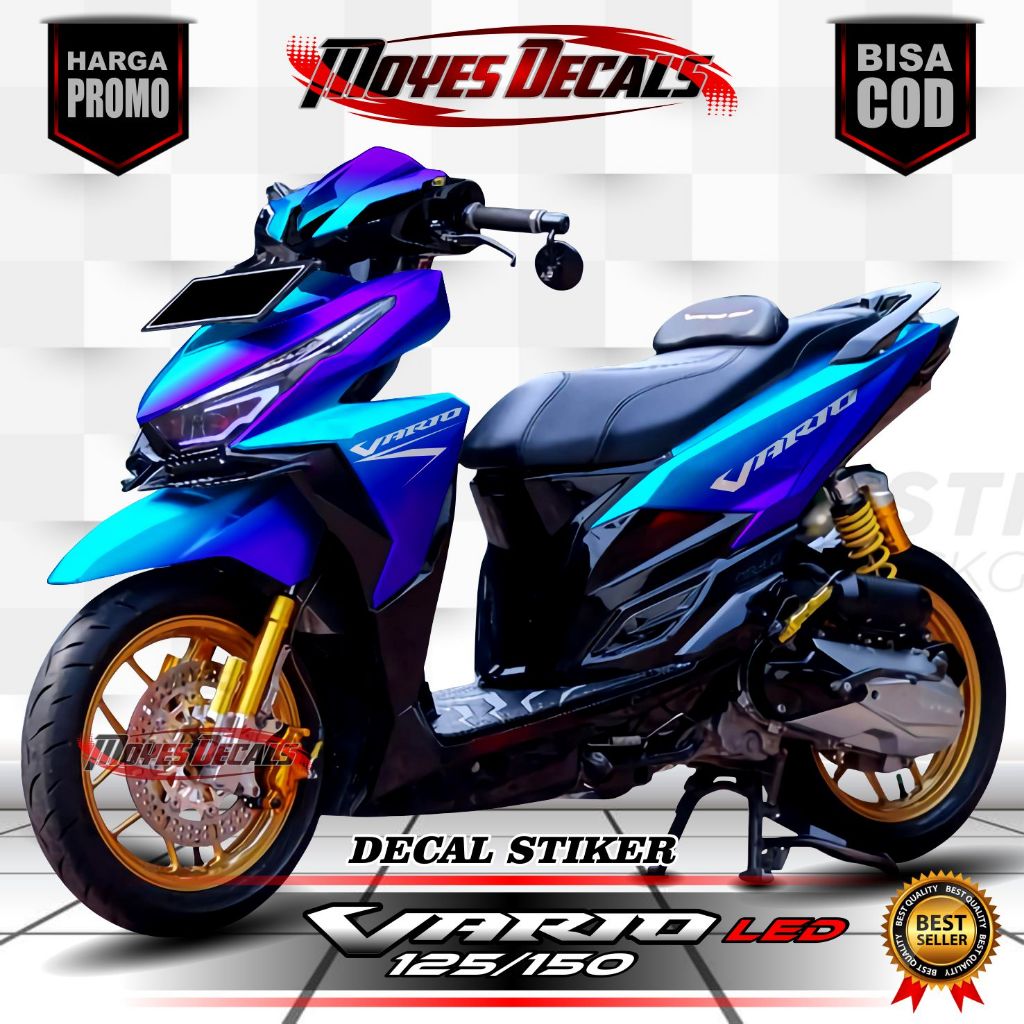 Decal Motor Vario 125/150 LED - Stiker Motor Vario 125/150 LED Fullbody Premium - Variasi Motor Vari