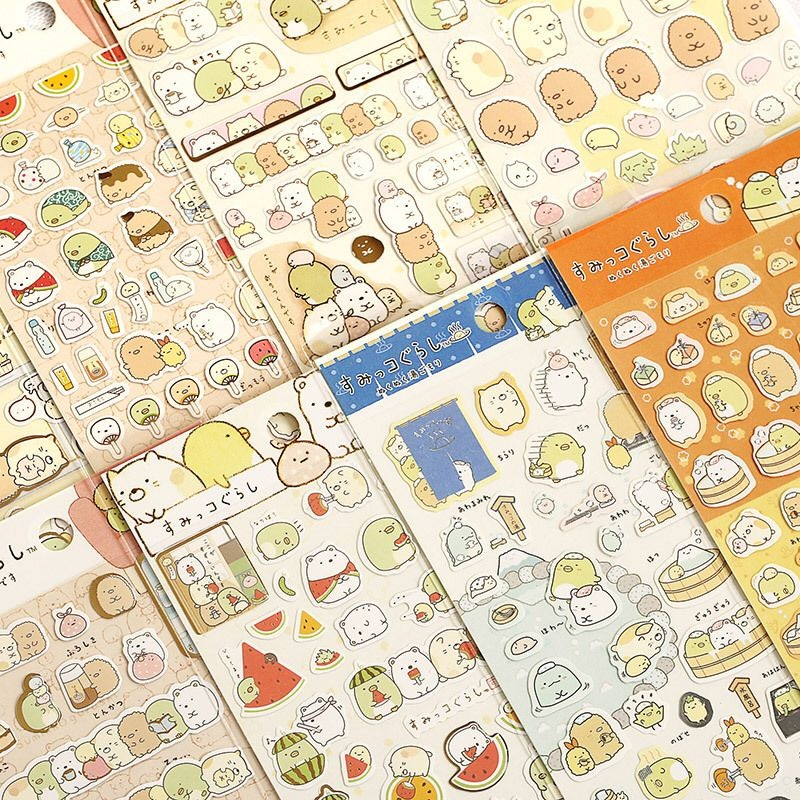 

CARTOON SUMIKKO GURASHI Sticker Cute Hias Jurnal Stiker 3100