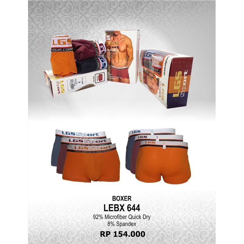 celana dalam LGS | CD pria -LGS boxer (trunks)