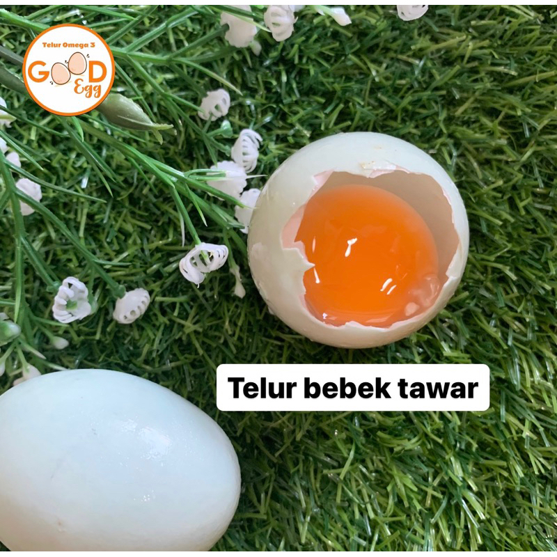 

[Butiran] Telur Bebek Omega Mentah Tawar - harga per butir