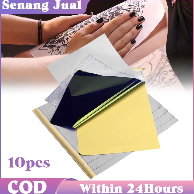 KODE T48W 1Pcs Kertas Tato  Kertas Karbon Tatto  Kertas Transfer Tatto  Carbon Thermal Tracing Trans