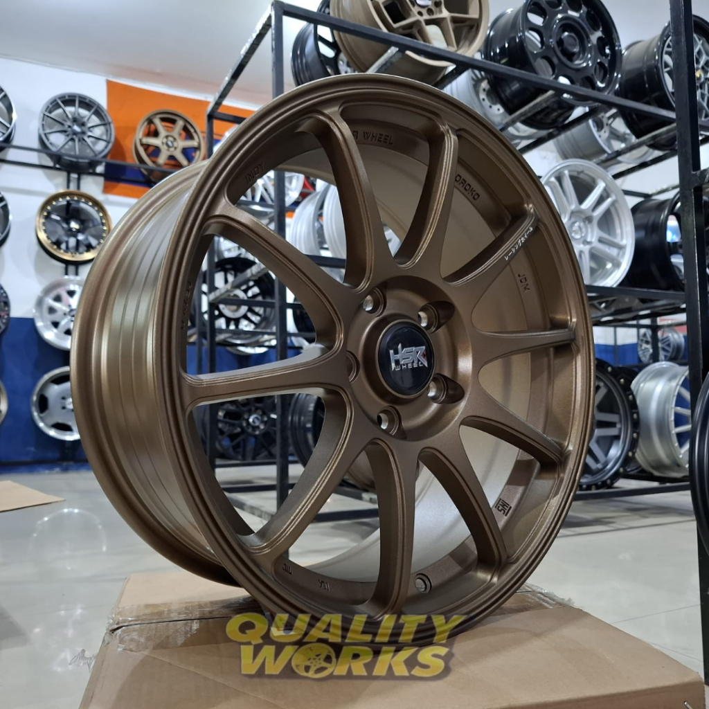 Velg Modifikasi Mobil BRV, HRV, WRV, Ring 17 Velg Racing Hsr Wheel Indy Boroko