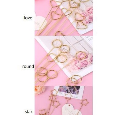 

KF7 gold card stickstick kartu warna emaskertas bunga buket