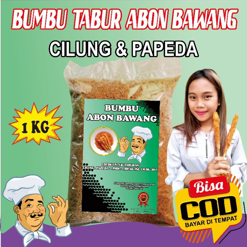 

Bumbu Abon Bawang Panir Cilung Papeda Kualitas Premium Kemasan 1Kg Gurih Dan Wangi