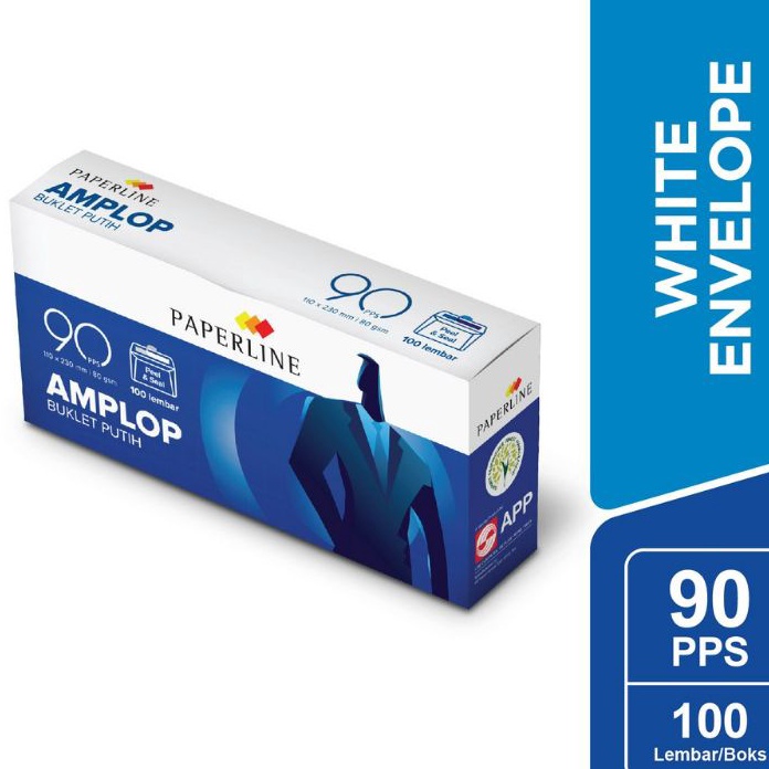 

Wow Amplop Paperline 9 Putih Polos 8 gsm 1pak