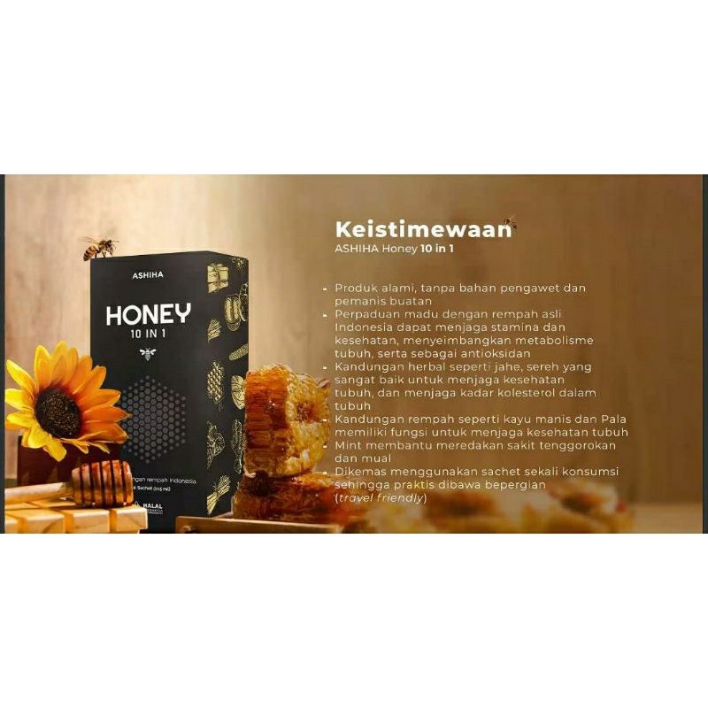 

Ashiha Honey 10 in 1 Atau Madu Ashiha Produk arminadaily TERMURAH Langgsung Stokist