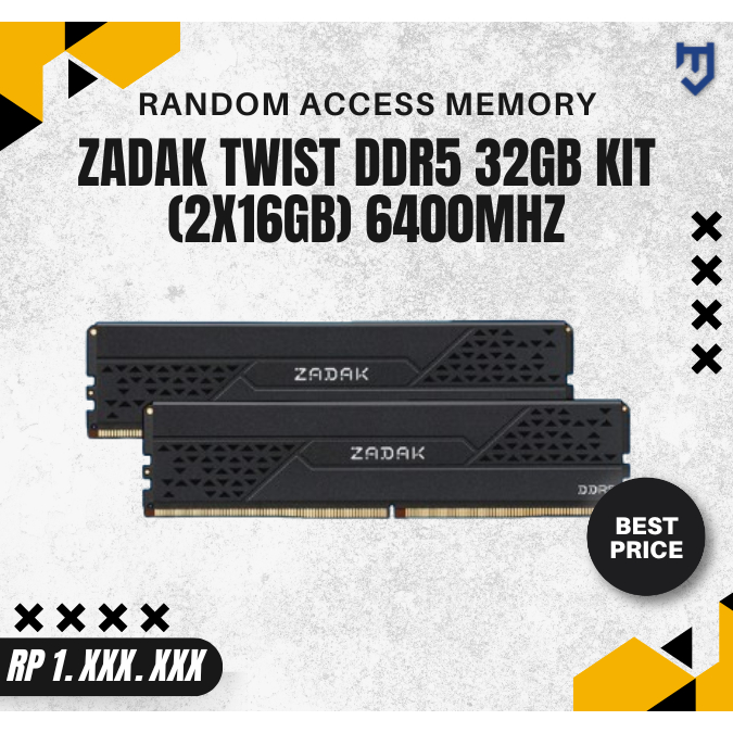 ZADAK TWIST DDR5 32GB(2X16GB) 6400Mhz