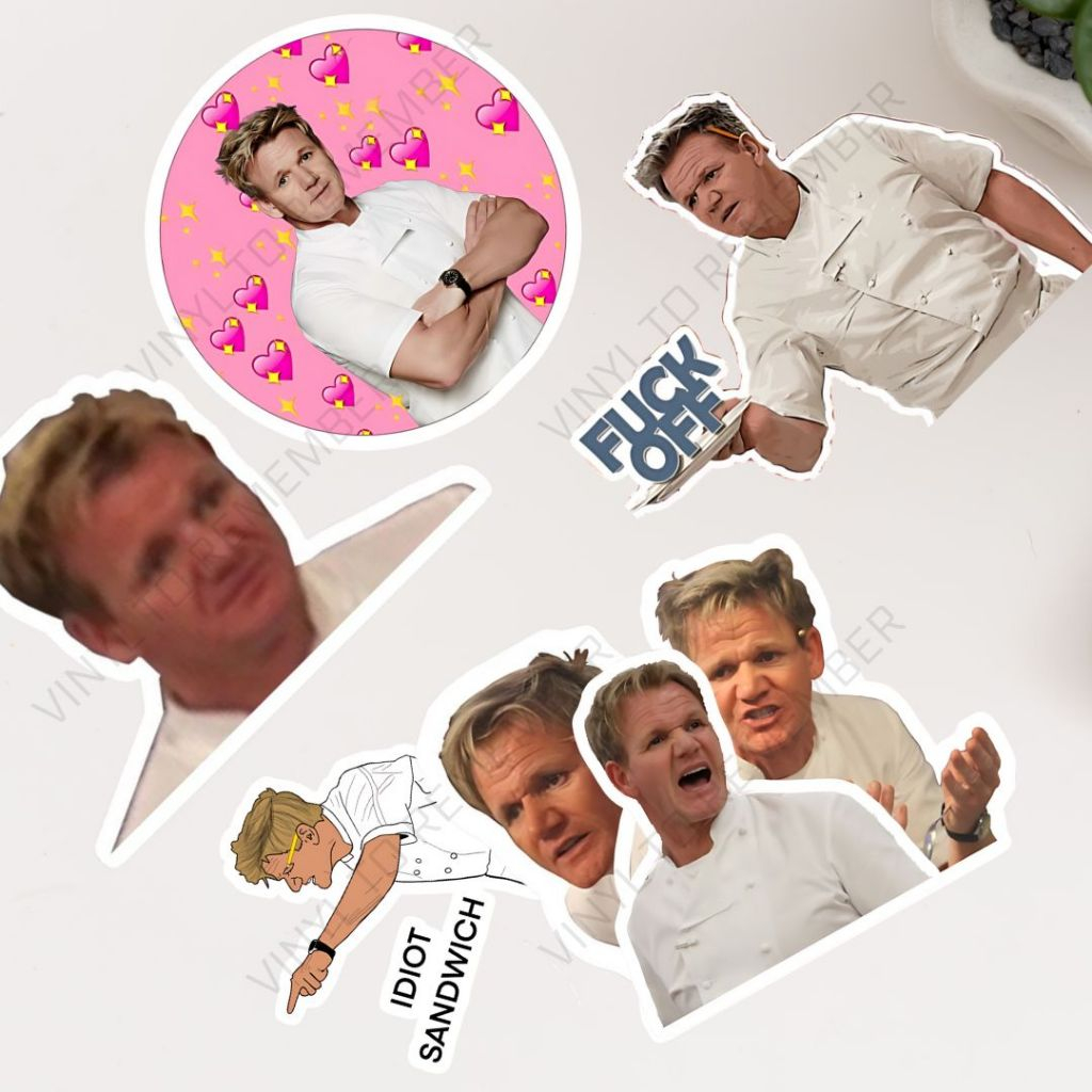 

Stiker Meme Gordon Ramsay Ramsey Lucu Vinyl Film Hells Kitchen Masterchef Masak Koki Aksesoris Hp Kulkas Koper Tumblr Waterproof