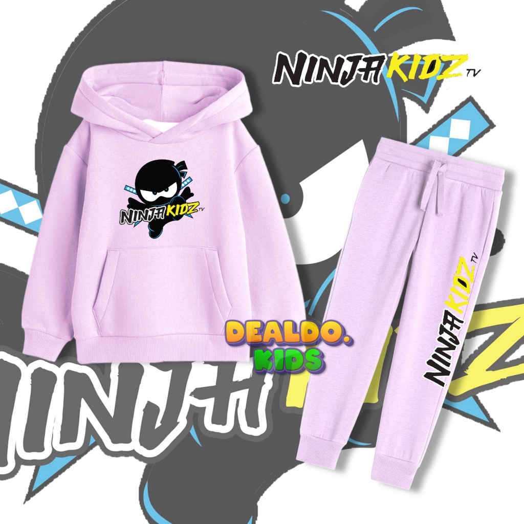 Stelan Hoodie Jogger anak Ninja Kids / Stelan Hoodie Jogger anak