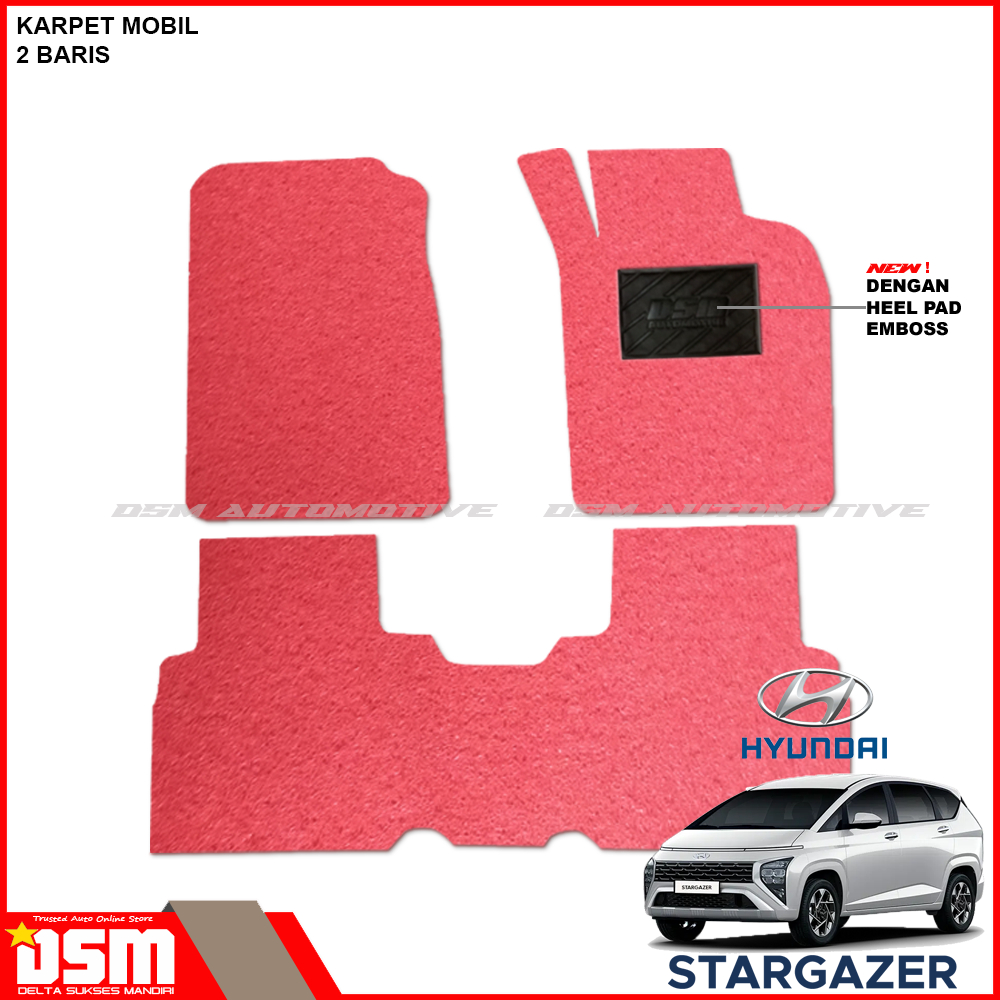 Karpet Mobil Mie Hyundai Stargazer - 2 Baris / Karpet Mie Coil Mat High Quality