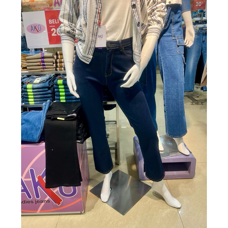 AKO JEANS CELANA WANITA MODEL REGULER ORIGINAL