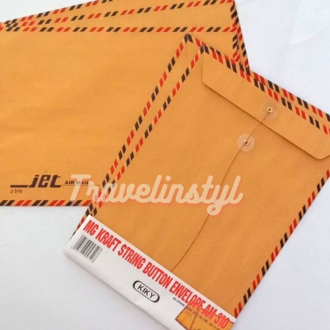 

FG2 Amplop Coklat Tali Airmaily Lamaran Kerja 31 Kiky 8 gr 5 pcs