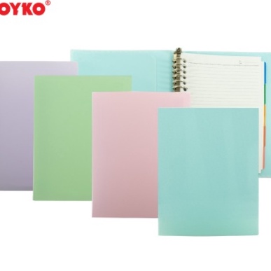 

Istimewa BINDER NOTE JOYKO A5 LOOSE LEAF PASTEL COLOUR A5MHPTM516 NOTEBOOK MURAH TEBAL GROSIR WARNA WARNI