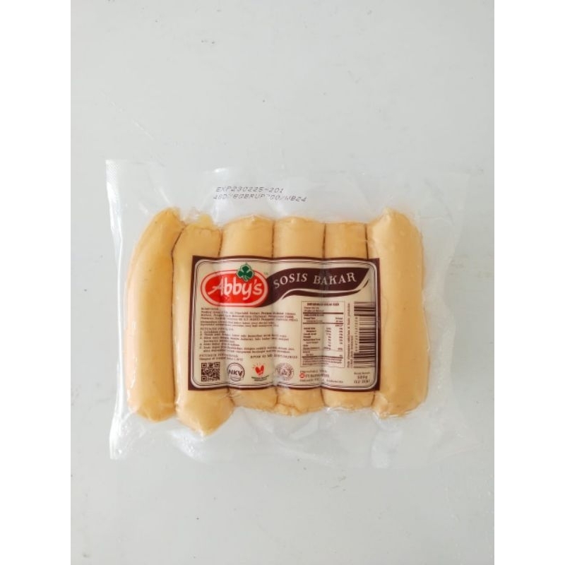 

Abbys Sosis Bakar 500 gram /Sosis Bakar/Sosis Bakar Frozen