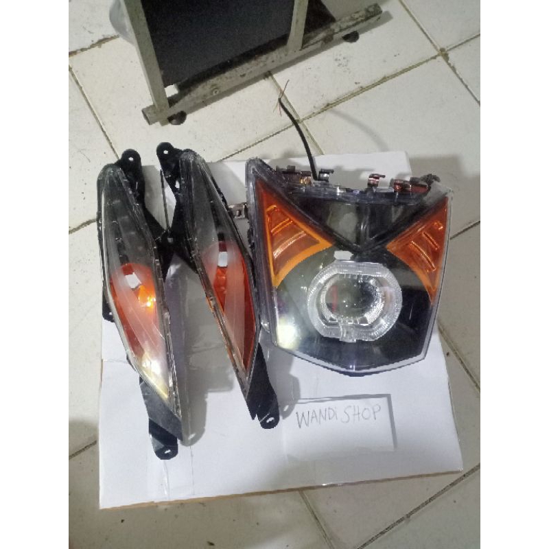 reflektor bilet ala ala plus lampu sein beat fi custome black orange lampu sein plus reflektor bilet
