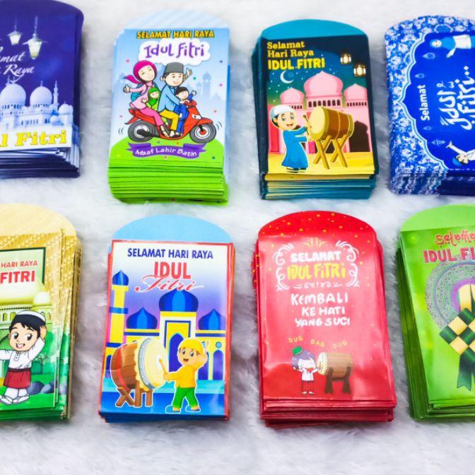 

Murah Amplop Leberan Isi 1Pcs Amplop Selamat Hari raya idul fitri Karakter