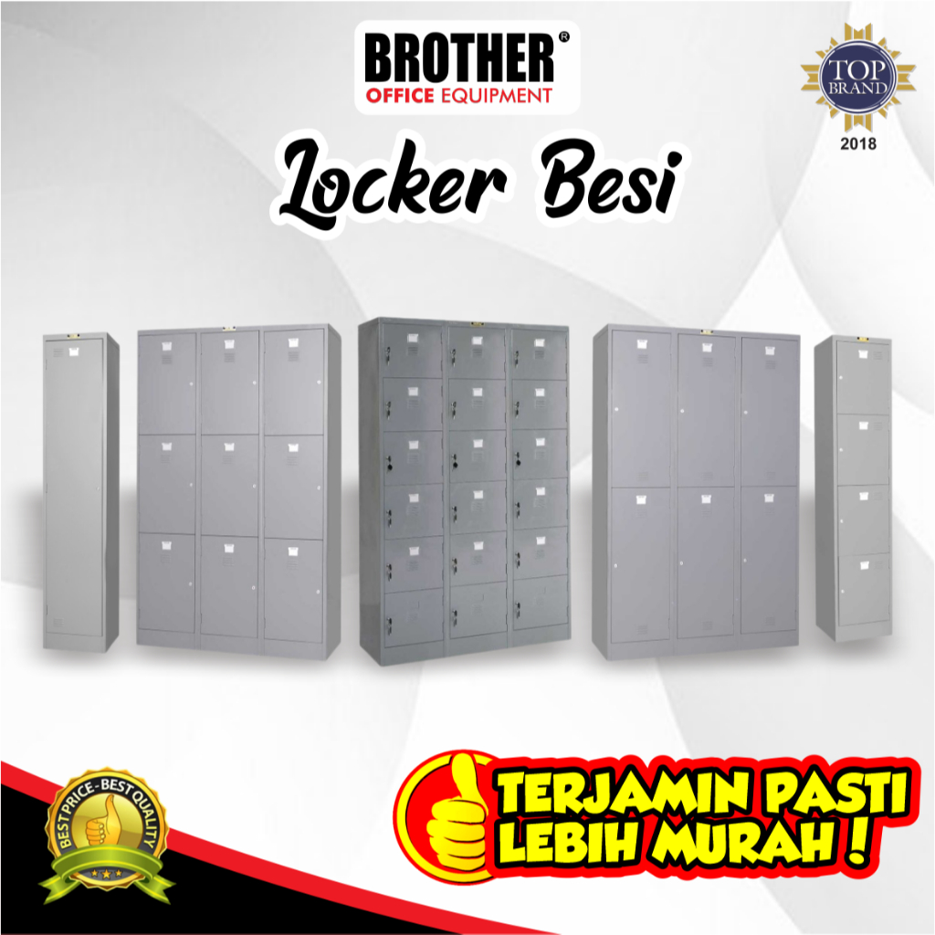 LOCKER BESI BROTHER/ FILLING CABINET BROTHER/ LEMARI PENYIMPANAN/ LOCKER CABINET - BROTHER