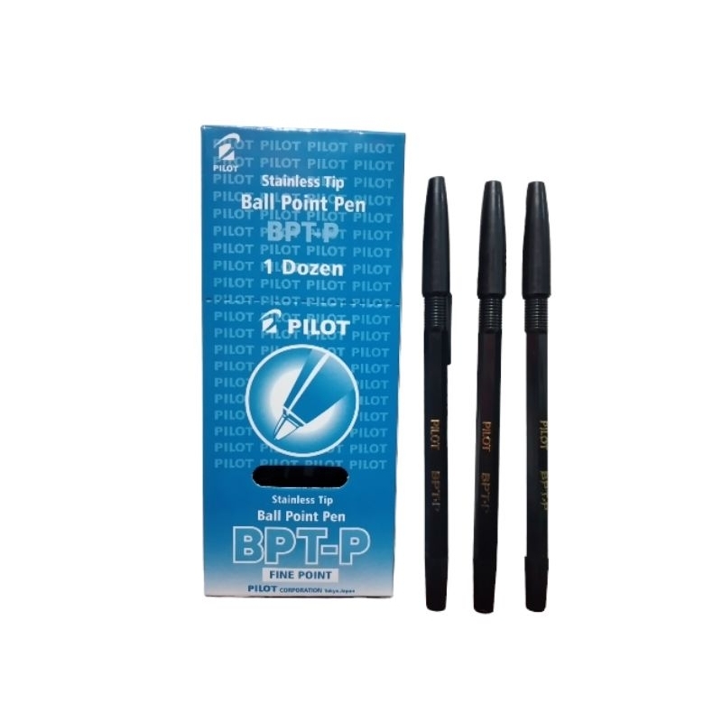 

[ Grosir 12 pcs ] Pulpen Pilot Bolpoin Pilot Hitam 0.7mm