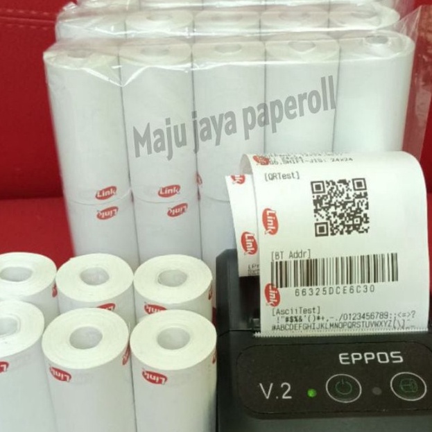 

KP8 KERTAS THERMAL EDC LOGO LINK PER PACK ISI 1 ROLL