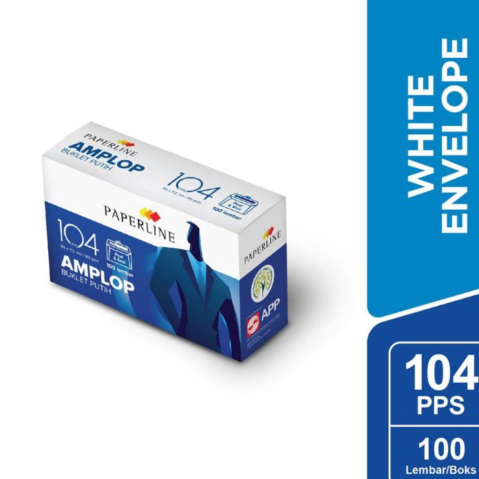 

KF7 Amplop Paperline 14 polos 1kotak1lbr