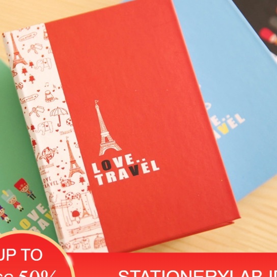 

KI3 LAB B47 LOVE TRAVEL DIARY 4 IN 1 PENA PEMBATAS BUKU DAN STICKY NOTE