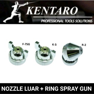 nozzle luar + ring spray gun kentaro Japan quality