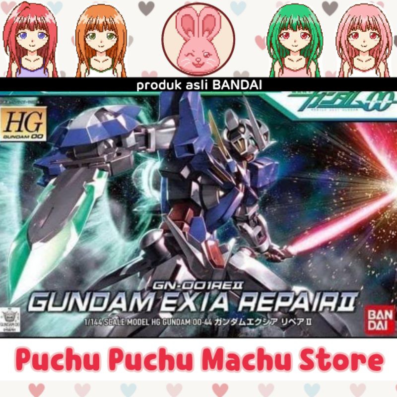 HG HG00 1/144 GUNDAM EXIA REPAIR II (asli BANDAI) HGOO Gundam Exia Repair II