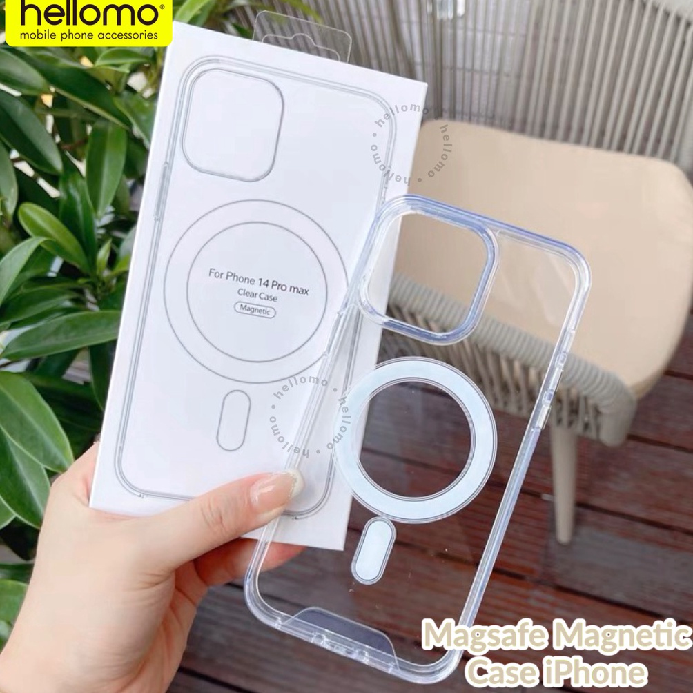 BOMBASTIS Magsafe Magnetic Case iPhone Casing iPhone Ultra Hybrid Acrylic Hardcase Akrilik