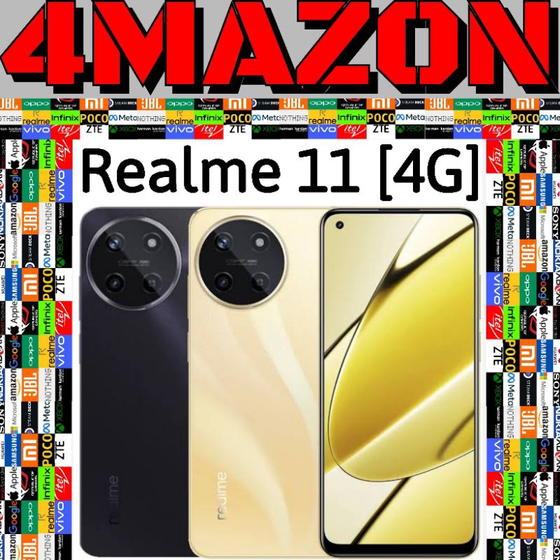 {RESMI®} Realme 11 [4G] (8/256 GB)