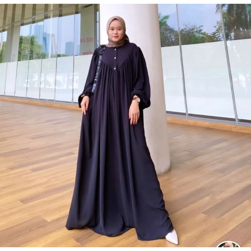 READY VICTORIA DRESS LD 130,140, 150 DRESS GAMIS RAYON TWIL 6XL SUPER JUMBO