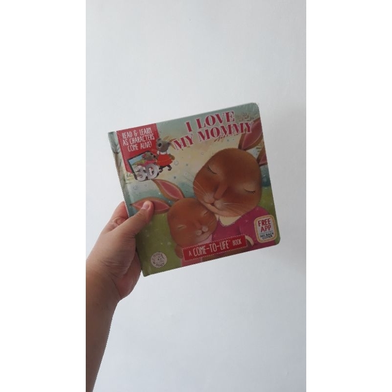 Augmented Reality AR book buku bbw i love my mommy