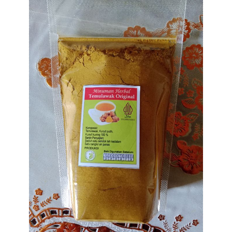 

temulawak kunyit putih kunyit kuning bubuk murni tanpa gula/herbal lambung/cod