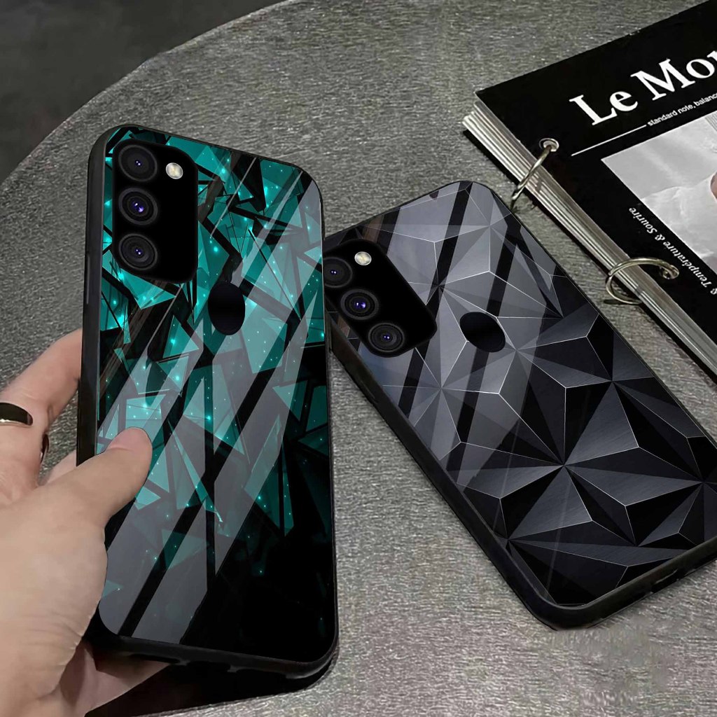 SOFTCASE GLASS KILAU KACA SAMSUNG M30S/M21  CASE KACA SAMSUNG M30S/M21 PMKCASE