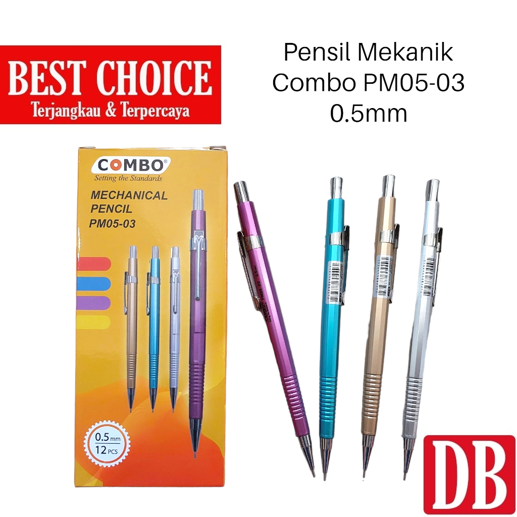 

Pensil Mekanik / Mechanical Pencil Combo PM05-03 0.5mm (1pcs)