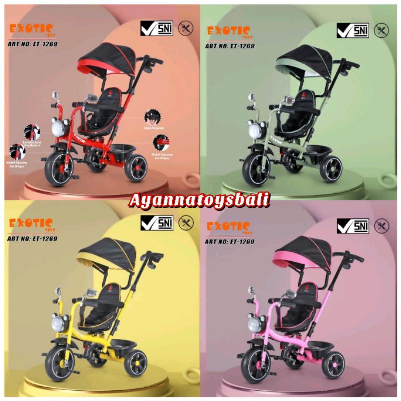 Sepeda anak roda tiga exotic ET 1269