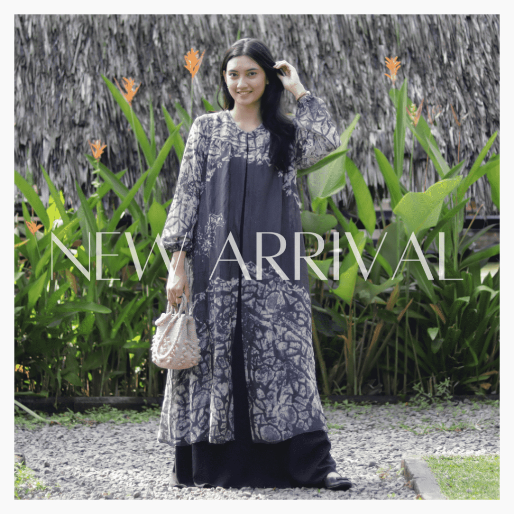 Long Cardigan Batik Antik, Long Outer Batik, Long Cardi 01