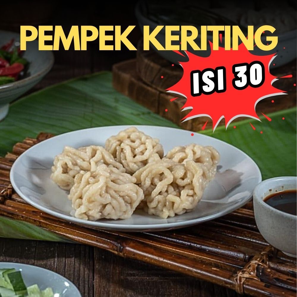 

Pempek Balap, Pempek Keriting, Frozen 30pc + Cuko