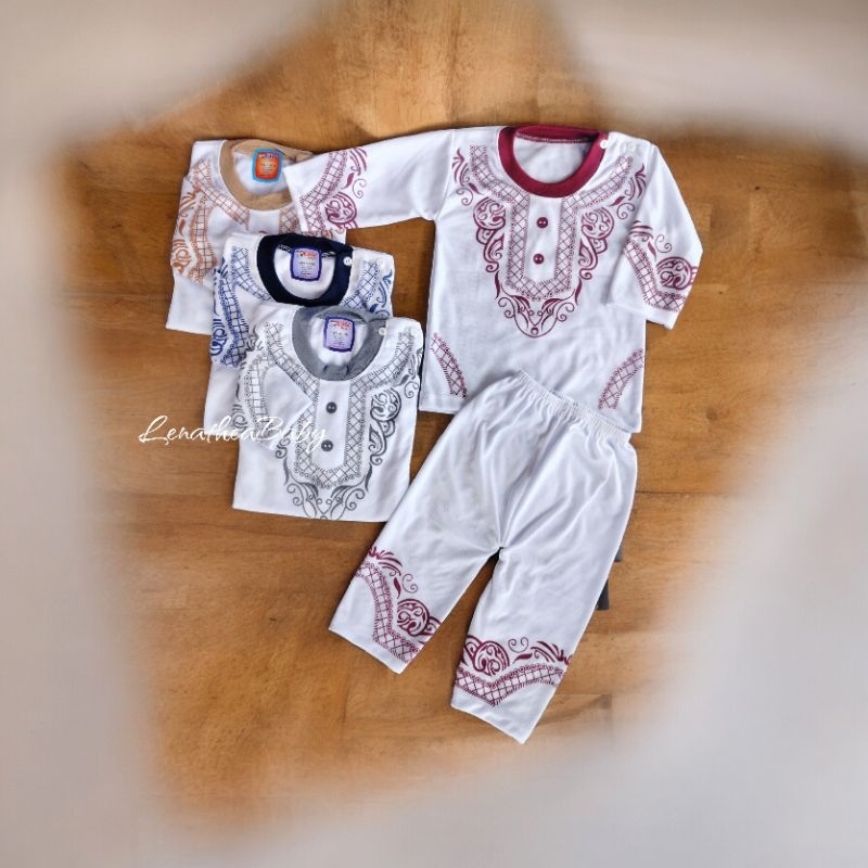 SETELAN BAJU KOKO BAYI 6-18 BULAN