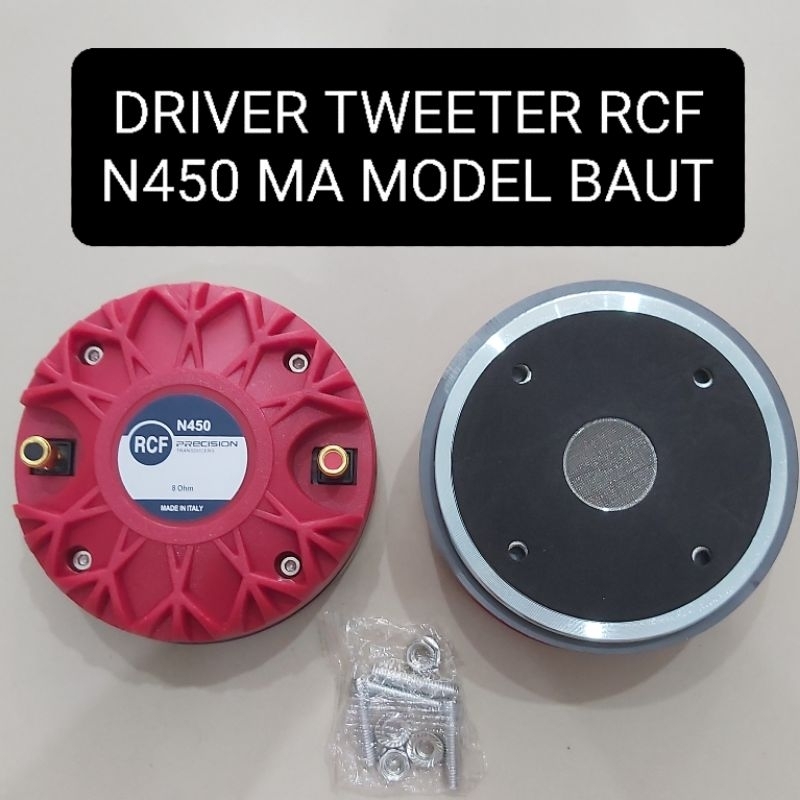 RCF Driver Tweeter N450 MA BAUT Merah 8 Ohm Tuiter Magnet