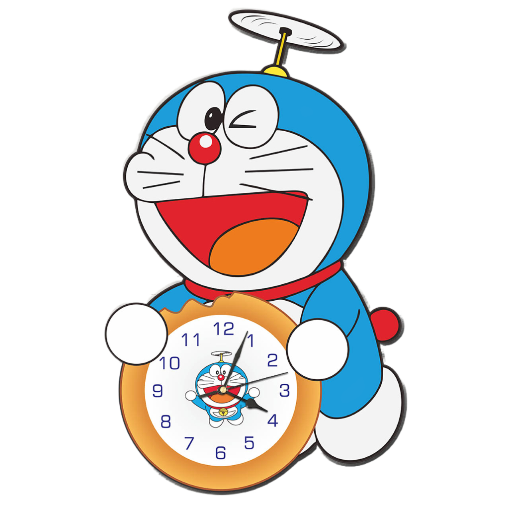 JAM DINDING UNIK KARAKTER DORAEMON / JAM DINDING KARAKTER LUCU / HIASAN DINDING KAMAR