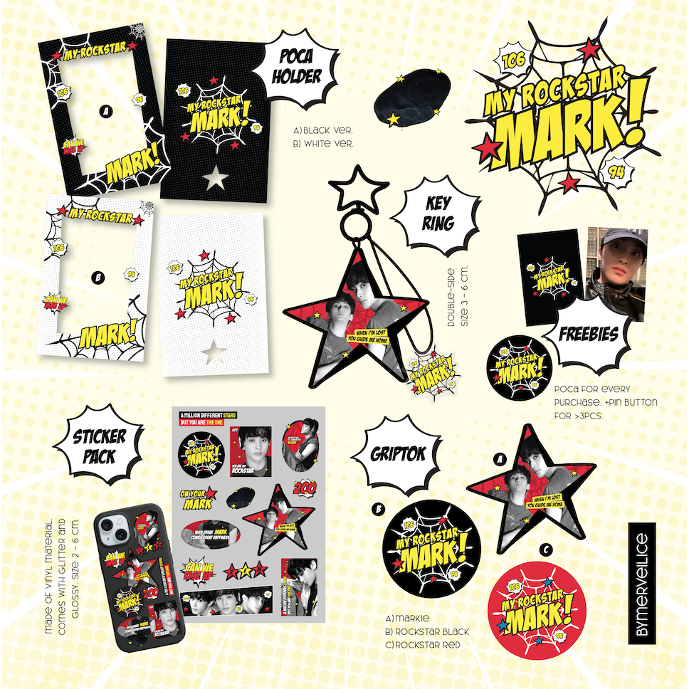 My Rockstar Mark Fan Merch NCT