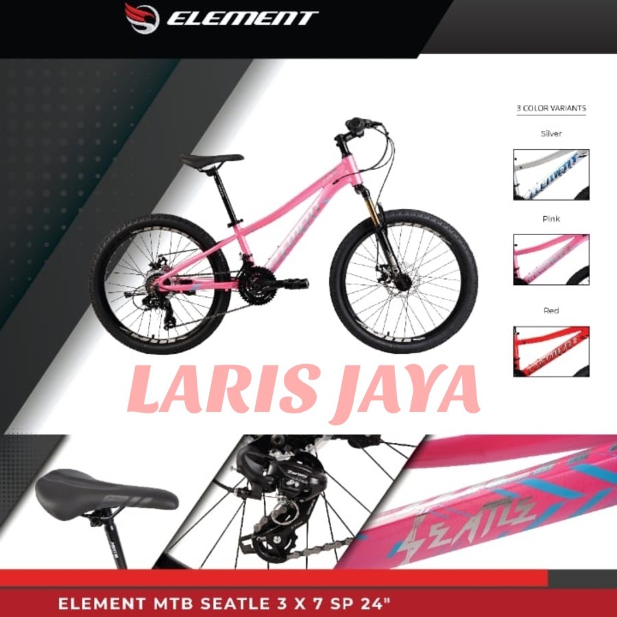 BONUS BRACKET BOTOL  SEPEDA GUNUNG 24 INCH ELEMENT SEATLE FRAME ALLOY , MTB 24 ELEMENT COYOTE SPY TE